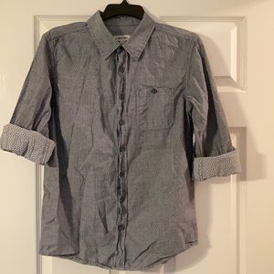 Cherokee Gray Button Up